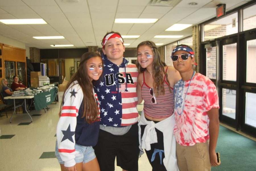 Spirit Week Patriotically Marches on with USA Day!