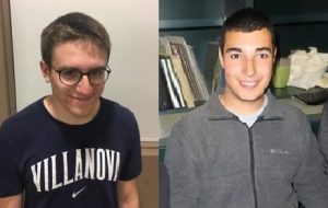 Peter Arnold (left) and Matt Scipioni (right) prepare for a unique and well-earned summer adventure.