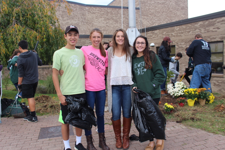Josh Herman, Elsa Neubauer, Diana Magnan, and Josie Conti pride themselves on a beautiful job well done.