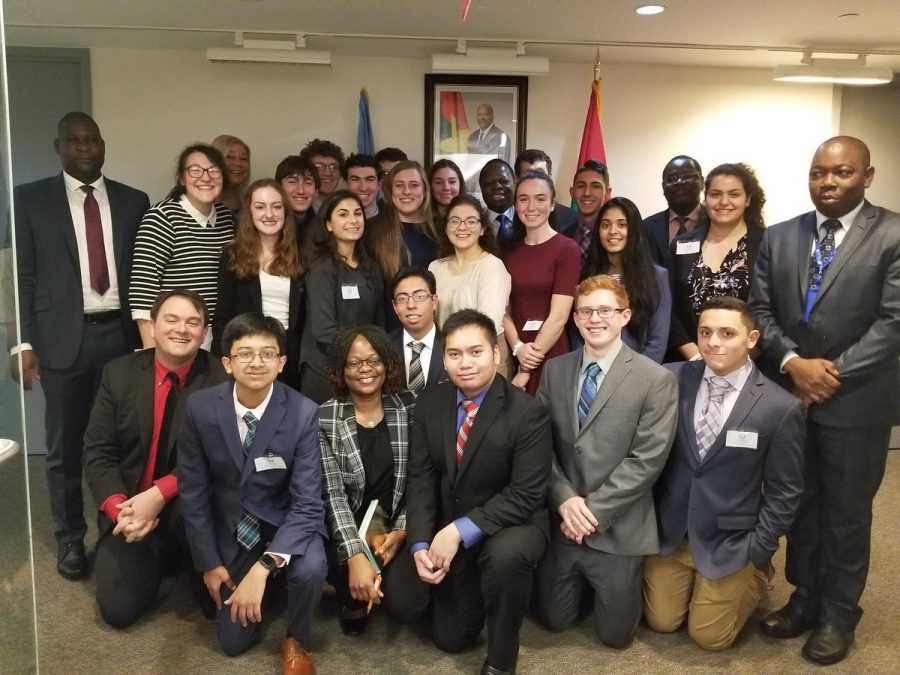 Debate, Diplomacy, and Problem-Solving, Brewster Attends Columbia Model UN Conference