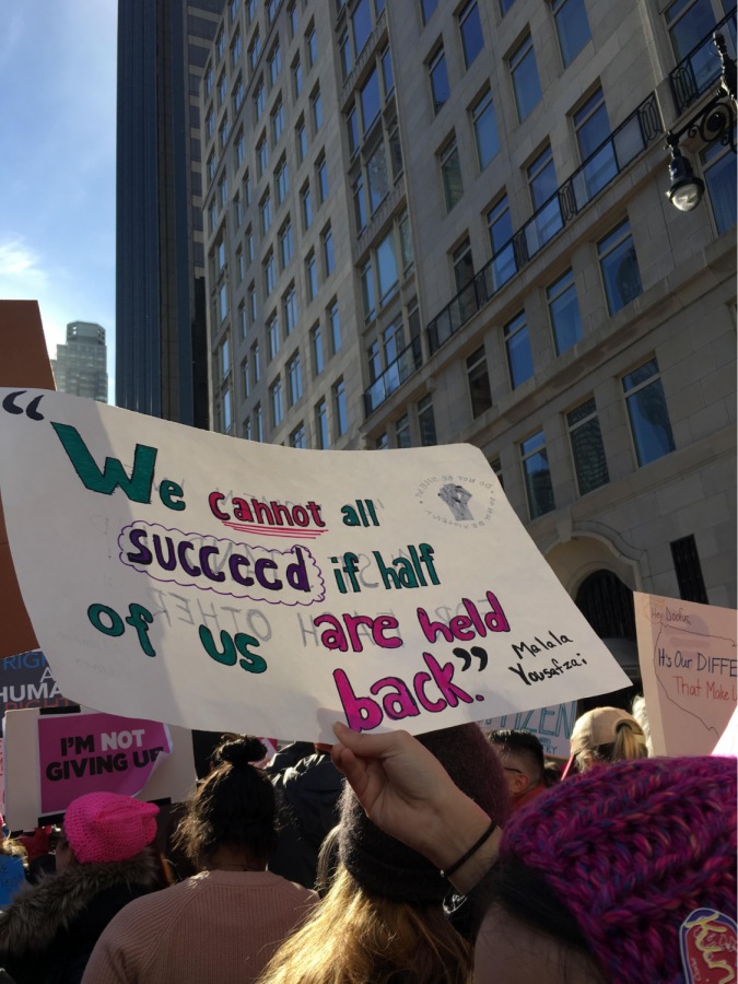 Demanding deeper social and political changes, more than 200,000 protesters in NYC attend the 2nd annual Women’s March, along with 600,000 in Los Angeles and 300,000 n Chicago.