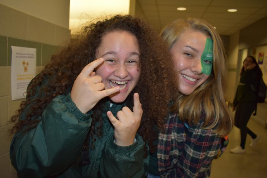 Spirit Week Concludes: Green and White Day and Hallway Decorating Part I!