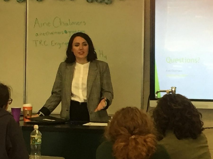 Alumnus Aine Chalmers’ Visits AP Enviro Classes