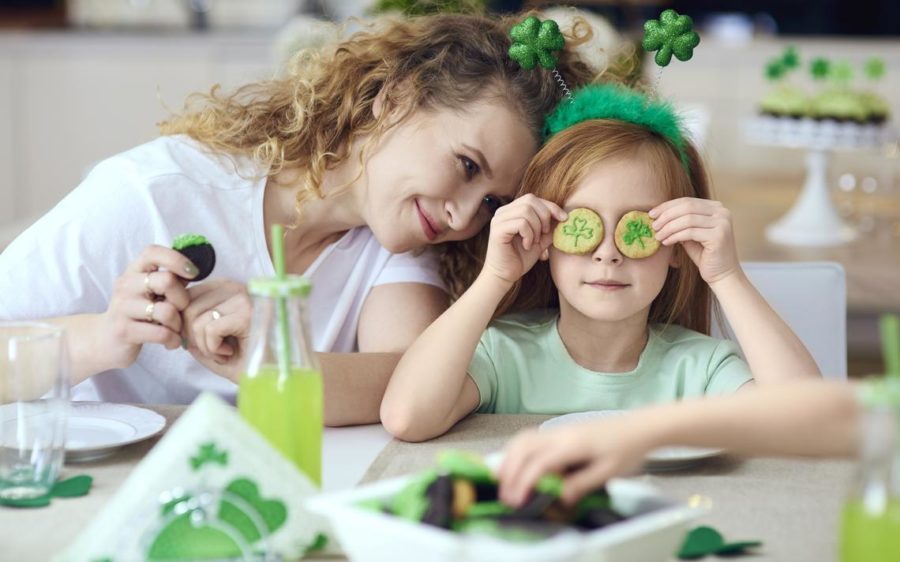 Just because you can’t go to the parade, doesn’t mean you can’t celebrate!  Get the family together and find ways to be Irish at home.  (Photo courtesy iStock)