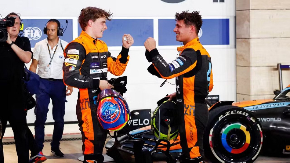 Oscar Piastri and Lando Norris (Photo courtesy Getty Images)
