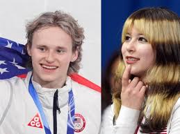 Winter Olympic star athletes and figure-skaters Ilia Malinin and Alysa Liu. 